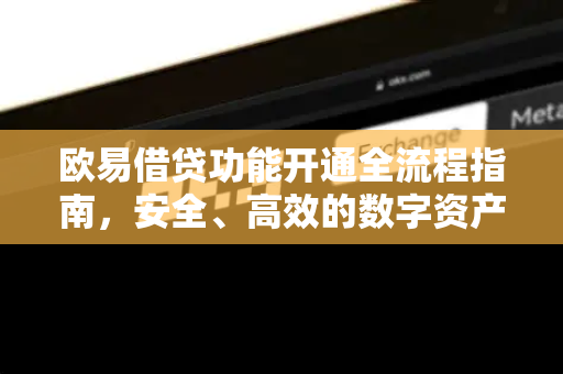 欧易借贷功能开通全流程指南,安全、高效的数字资产流动性管理-第1张图片-欧易官方注册 - OKX官网下载 | 数字加密货币交易所 欧易借贷功能开通全流程指南,安全、高效的数字资产流动性管理-第1张图片-欧易官方注册 - OKX官网下载 | 数字加密货币交易所